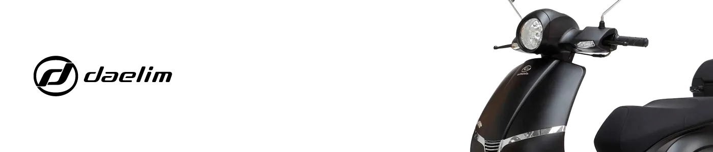 Logo y moto Daelim